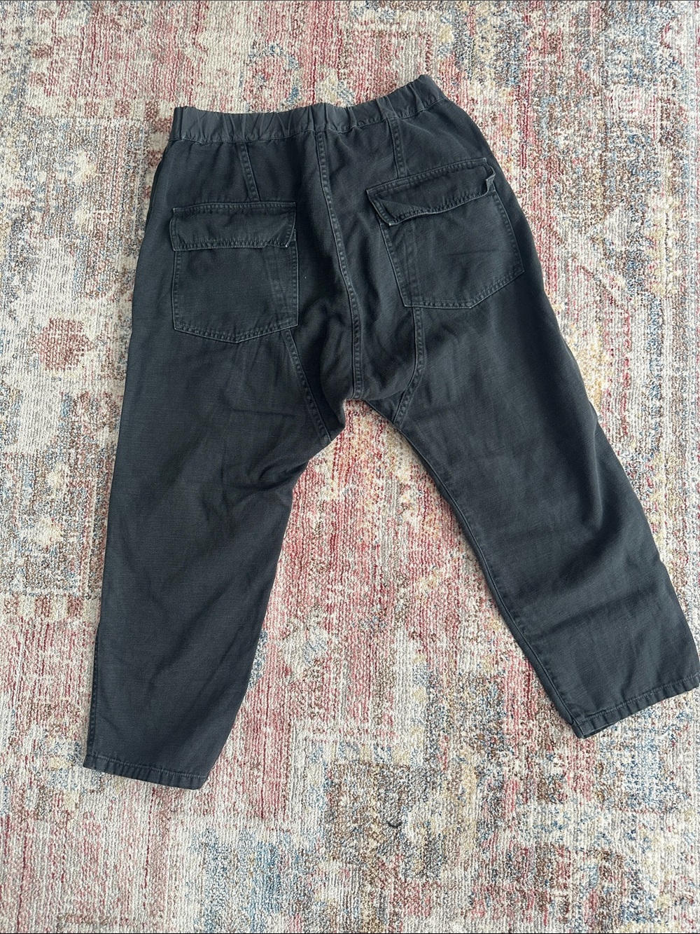 Nili Lotan Casablanca Drop Crotch Ankle Pants in Carbon-S - Picture 11 of 13